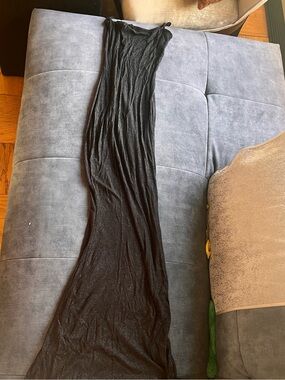 Skims Black Shimmer Maxi dress